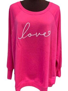 Philosophy Women's Love Shirt NWT 2X Hot Pink